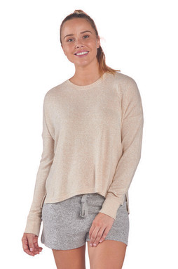 Boxercraft L06 - Ladies Cuddle Soft Boxy Crewneck Sweatshirt