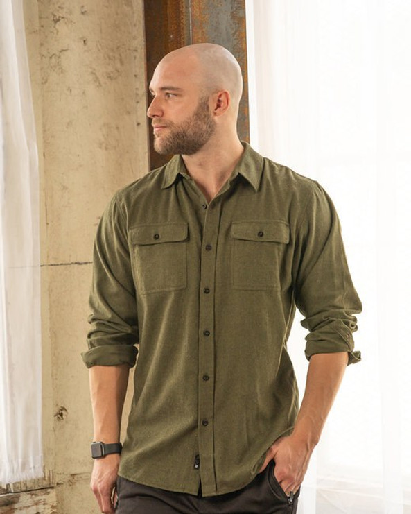 Burnside BU8200 - Men's Solid Flannel Shirt