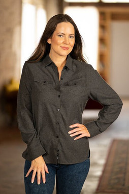 Burnside B5200 - Ladies Solid Flannel Shirt