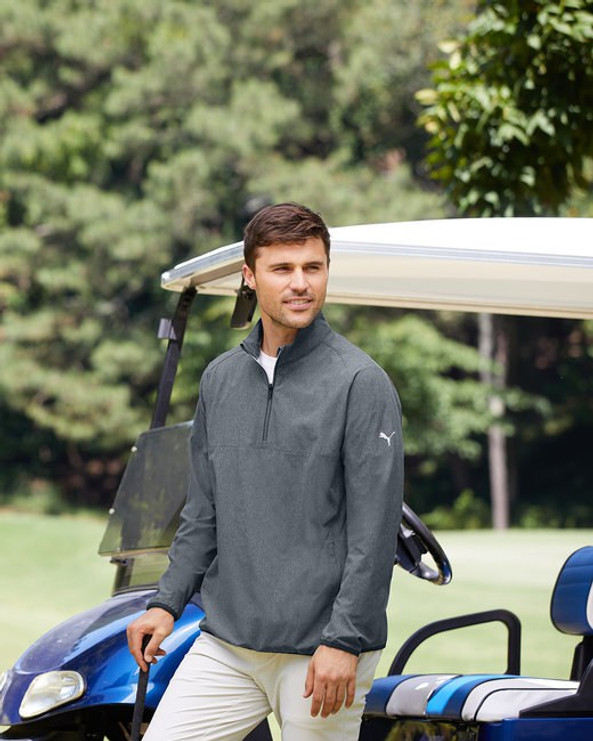 Puma Golf 538931 - Men's Coastal Woven Quarter-Zip