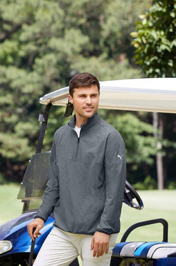 Puma Golf 538931 - Mens Coastal Woven Quarter-Zip