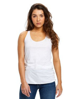 US Blanks US575 - Ladies 3.5 oz. Raw Edge Racer Tank