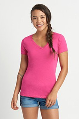 Next Level Apparel N1540 - Women's Lightweight Cotton Blend V-Neck Tee