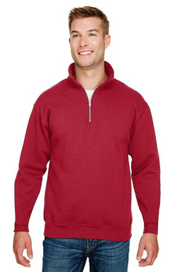 Bayside BA920 - Unisex 9.5 oz., 80/20 Quarter-Zip Pullover Sweatshirt