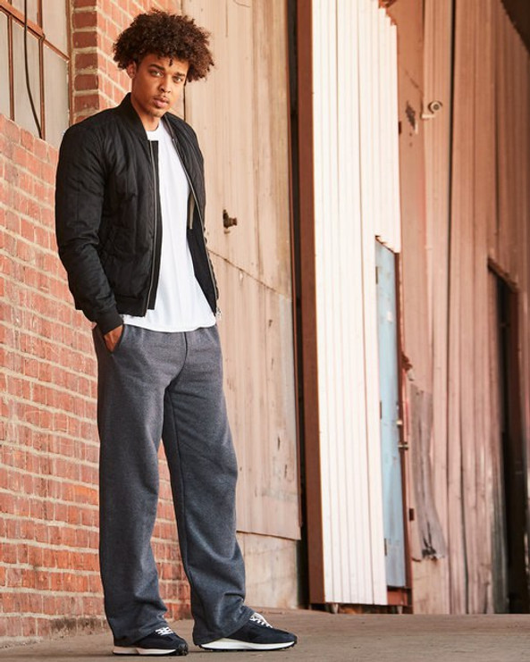 Jerzees 974MP - Adult NuBlend® Open-Bottom Fleece Sweatpants
