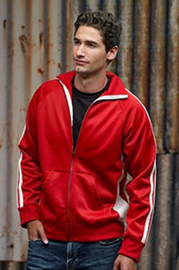 J. America JA8858 - Adult Vintage Poly Fleece Track Jacket