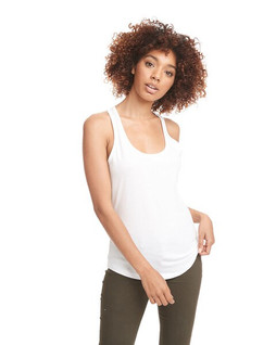 Next Level Apparel 6338 - Ladies Gathered Racerback Tank