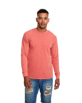 Next Level Apparel 7451 - Adult Inspired Dye Long-Sleeve Crew with Pocket