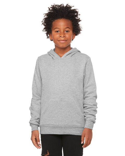 Bella+Canvas 3719Y - Youth Sponge Fleece Pullover Hooded Sweatshirt