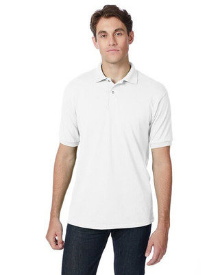 Hanes 054 - Adult 50/50 EcoSmart® Jersey Knit Polo