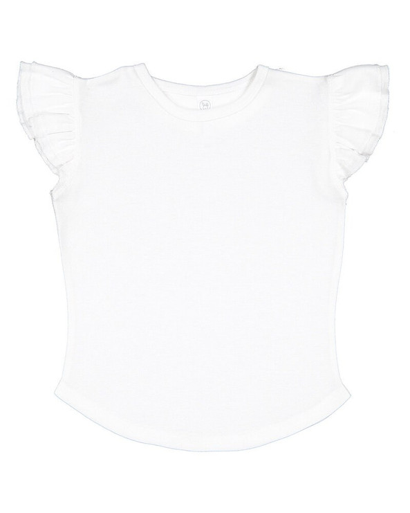 Rabbit Skins 3339 - Toddler Flutter Sleeve T-Shirt