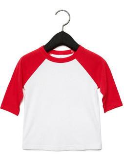 Bella+Canvas 3200T - Toddler 3/4-Sleeve Baseball T-Shirt