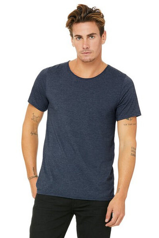 Bella+Canvas B3014 - Mens Jersey Raw Neck T-Shirt