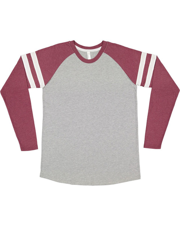 LAT 6934 - Men's Gameday Mash-Up Long Sleeve Fine Jersey T-Shirt