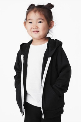 Bella+Canvas 3739T - Toddler Full-Zip Hooded Sweatshirt