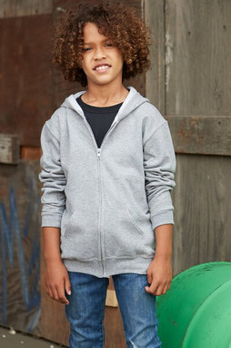 Jerzees 993B - Youth 8 oz. NuBlend® Fleece Full-Zip Hooded Sweatshirt