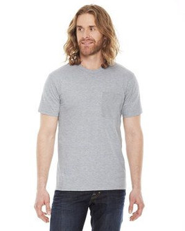 American Apparel 2406W - Unisex Fine Jersey Pocket Short-Sleeve T-Shirt