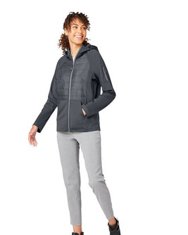 Core 365 CE808 - Unisex Techno Lite Hybrid Hooded Jacket