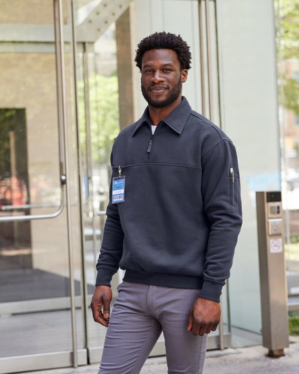 Harriton M712 - Unisex ClimaBloc Heavyweight Quarter-Zip