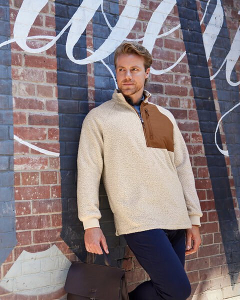 North End NE713 - Men's Aura Sweater Fleece Quarter-Zip