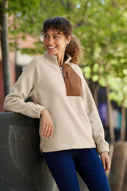 North End NE713W - Ladies Aura Sweater Fleece Quarter-Zip