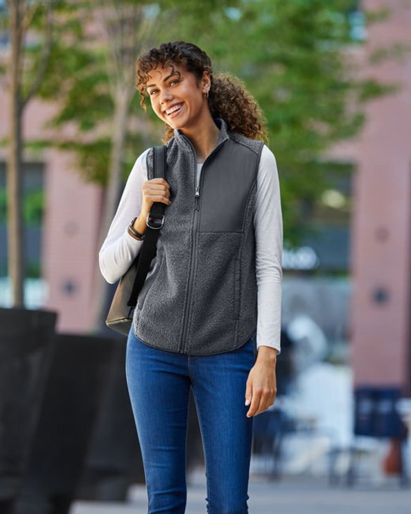 North End NE714W - Ladies Aura Sweater Fleece Vest
