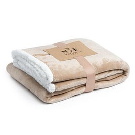 GLORY Sherpa-style blanket in 380 gsm fleece - EgotierPro BK5626