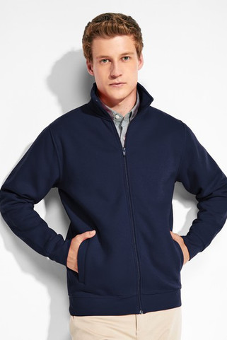 Roly CQ6439 - ULAN Komfortabler Hochkragen-Pullover mit Reißverschluss