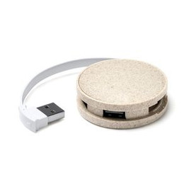 GOSPEK USB HUB port made of wheat fiber - EgotierPro IA3034