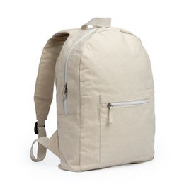 FIRENZA Backpack made of 320 gsm recycled cotton in a heather finish design - EgotierPro MO7179