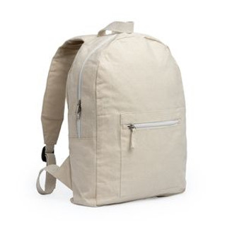 FIRENZA Backpack made of 320 gsm recycled cotton in a heather finish design - EgotierPro MO7179