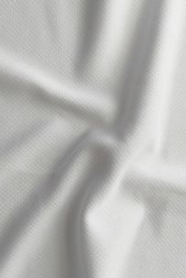 Roly TJ9990 - INTERLOCK POINTEL POLIESTER 140 GSM White polyester fabric