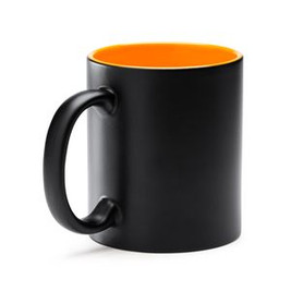 MACHA Ceramic mug ideal for laser marking with colour interior - EgotierPro TZ3997
