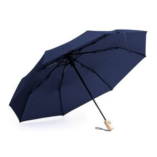 NAURO Auto open-close umbrella in 190T pongee with matching pouch - EgotierPro UM5999