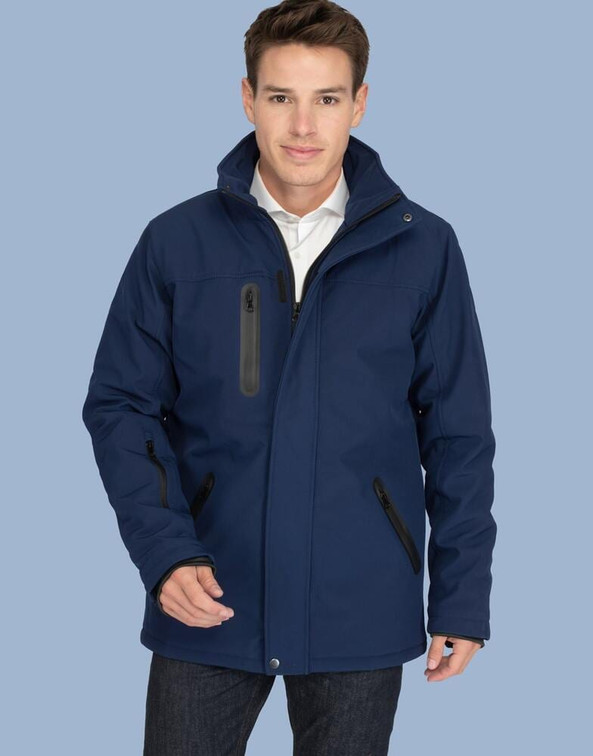 Mustaghata MONTERO - GIACCA SOFTSHELL UNISEX CON CAPPUCCIO REMOVIBILE HooDDooH
