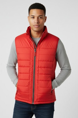 Barents MOOVE - BODYWARMER UNISEX REVERSIBLE WITH CONTRASTED ZIPPER