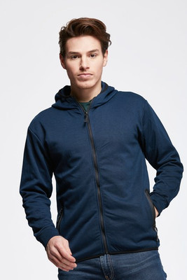 Mustaghata SLALOM - Breathable Polycotton Zipper Sweater with Laser-Cut Pockets