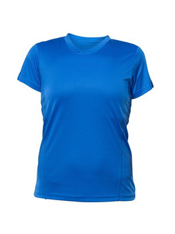 Blank Activewear L720 - T-shirt Femme V-Neck Performance Polyester Respirant