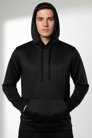 Blank Activewear ML475 - Hoodie Mock Neck, Knit, 100% Polyester PK Fleece