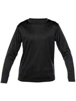 Blank Activewear Y635 - Youth Long Sleeve T-shirt, 100% Polyester Interlock, Dry Fit