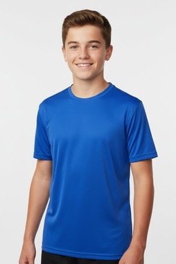 Blank Activewear Y720 - Youth Performance Dry Fit Short Sleeve T-shirt