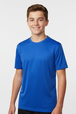 Blank Activewear Y720 - Youth Performance Dry Fit Short Sleeve T-shirt