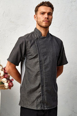 Artisan Collection by Reprime RP906 - Unisex Zip-Close Short Sleeve Chefs Coat