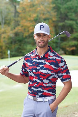 Puma Golf 599434 - Mens Mattr Volition Flanked Polo