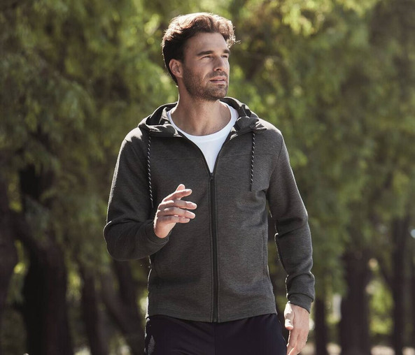 Stedman ST5840 - Eco-Friendly Recycled Scuba Hooded Jacket for Men