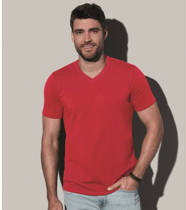 STEDMAN ST9610 - Premium Comfort V-Neck Cotton Blend Tee