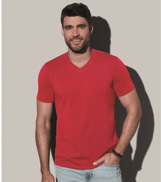 STEDMAN ST9610 - Premium Comfort V-Neck Cotton Blend Tee