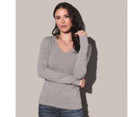 STEDMAN ST9720 - CLAIRE V-NECK LONG SLEEVE