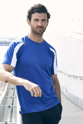 JUST COOL JC003 - Tee-shirt de sport contrasté