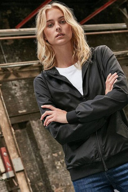 BUILD YOUR BRAND BY147 - LADIES RECYCLED WINDRUNNER
